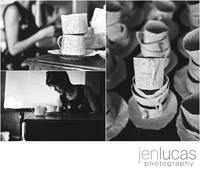 Black and white. Soyoung Kim's teacup project.