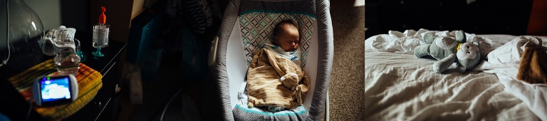 Newborn baby sleeping.