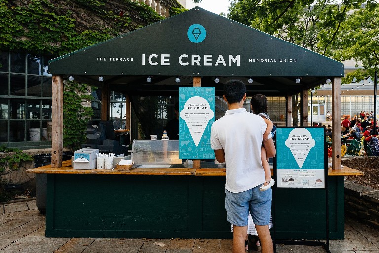 Ice cream stand 