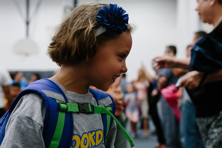 Happy portrait of 5 year old