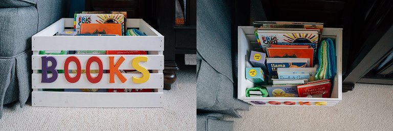 Sample of baby's book collection 