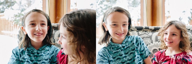 Portraits of siblings. 