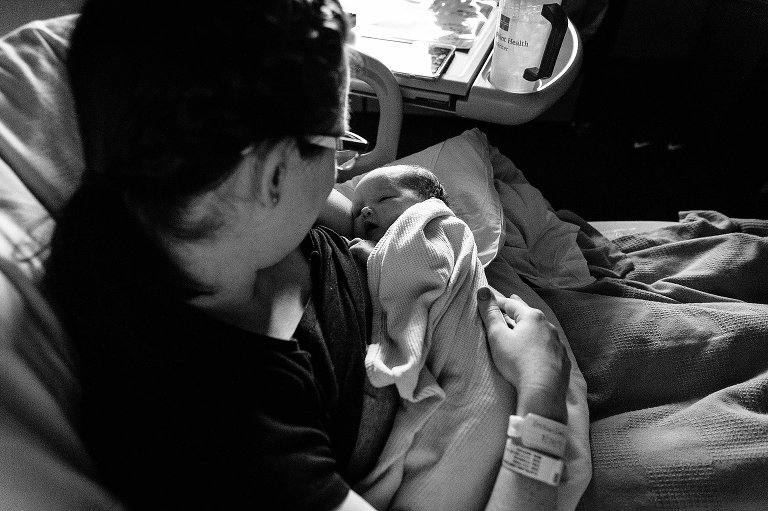 After birth hospital scene 