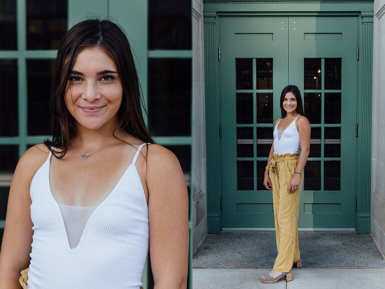 Downtown Madison high school senior pictures 